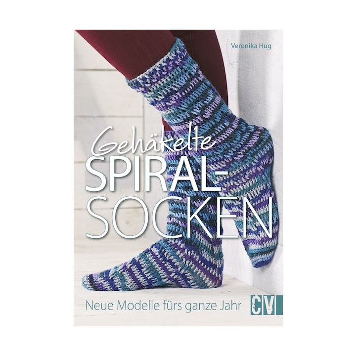 Gehäkelte Spiralsocken **