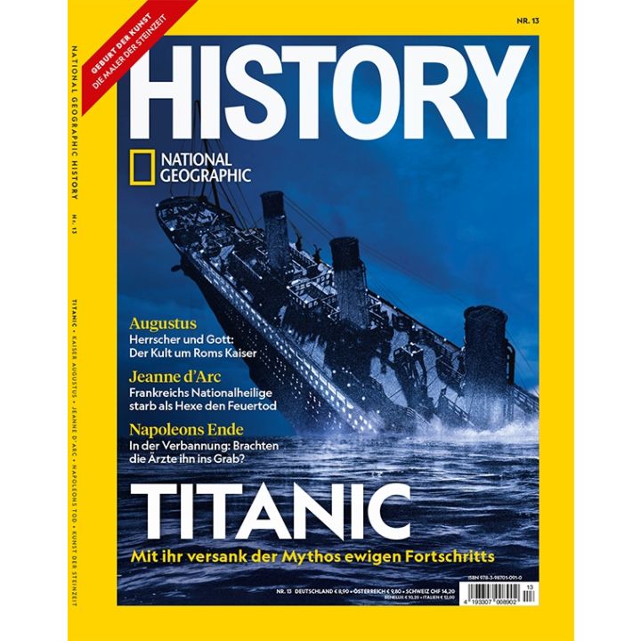 NATIONAL GEOGRAPHIC HISTORY Vorteilsabo