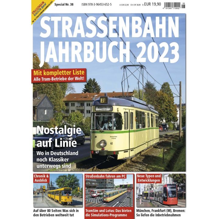 Straßenbahn Jahrbuch 2023