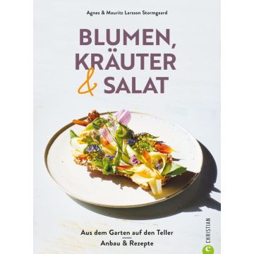 Blumen, Kräuter und Salat