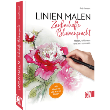 Linien malen - Zauberhafte Blumenpracht