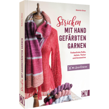 Stricken mit handgefärbten Garnen