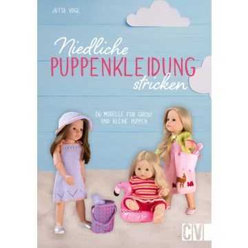 NIEDLICHE PUPPENKLEIDUNG STRICKEN