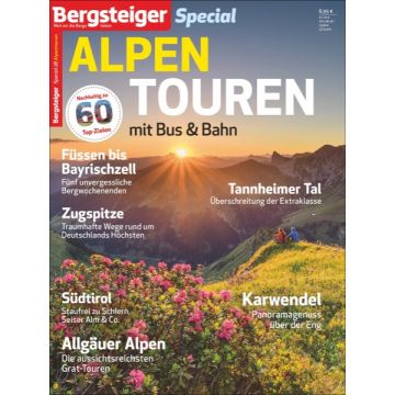 Bergsteiger Special 28: Alpentouren mit Bus & Bahn